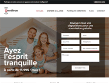 Tablet Screenshot of omnitron.ca